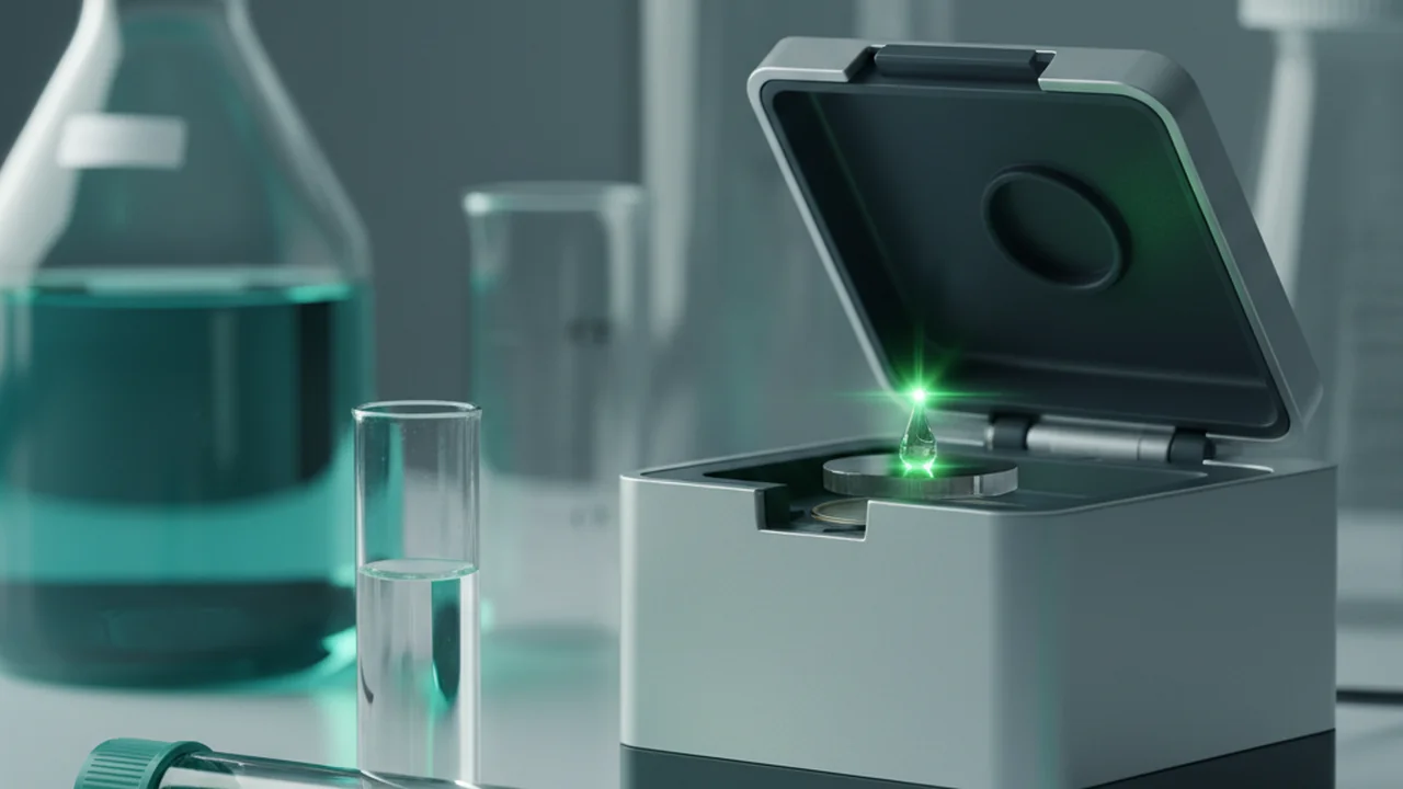 Eluted DNA measured on a microvolume spectrophotometer.